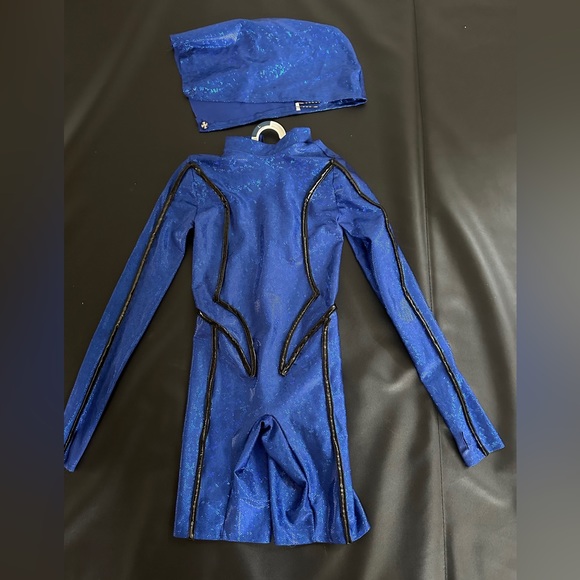 CUSTOM DANCEWEAR Duet Contemporary Red & Blue - Picture 7 of 9